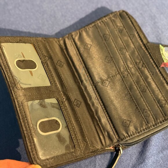 VERA BRADLEY RFID Turnlock Wallet — Havana Rose Pattern (Retired) - Picture 3 of 8